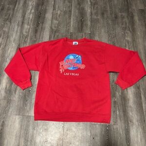 Vintage Hard Rock Cafe Las Vegas Crewneck Sweatshirt Size L Made In USA